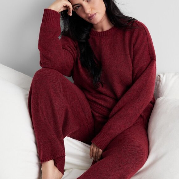 #165 State of Day Women's Indulge & Rest Sweater Loungewear Set - Picture 3 of 4